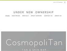 Tablet Screenshot of cosmopolitanning.com